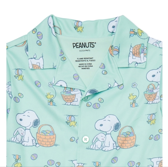 Peanuts Easter coat pajamas - Picture 2 of 3